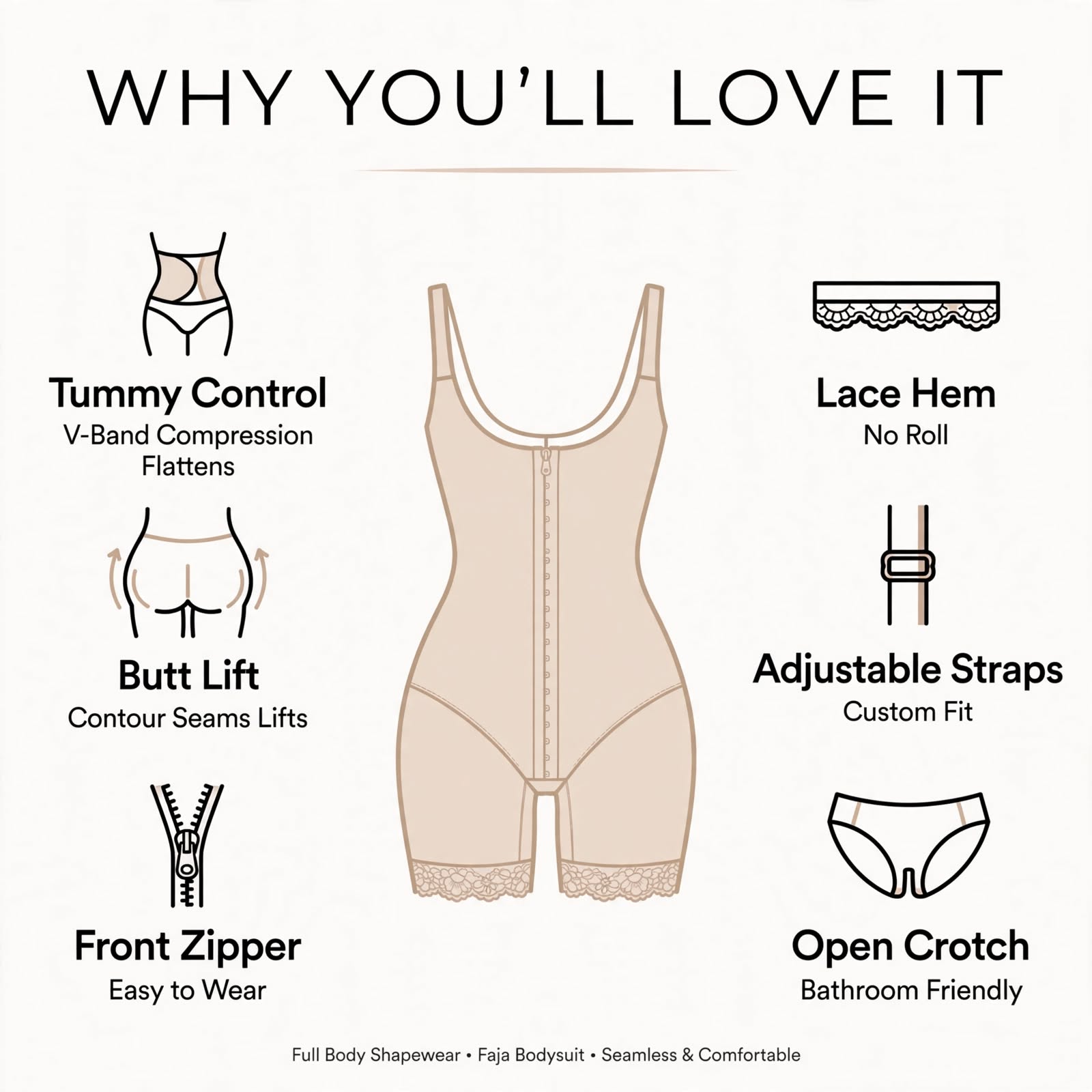 Why Your Shapewear Rolls Down (And How Our Zipper Faja Fixes It For Good)