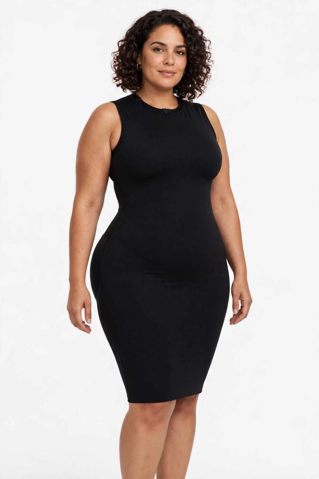 Full Body Faja Bodysuit Black | Tummy Control, Butt Lift, Lace Hem (XS-3XL)